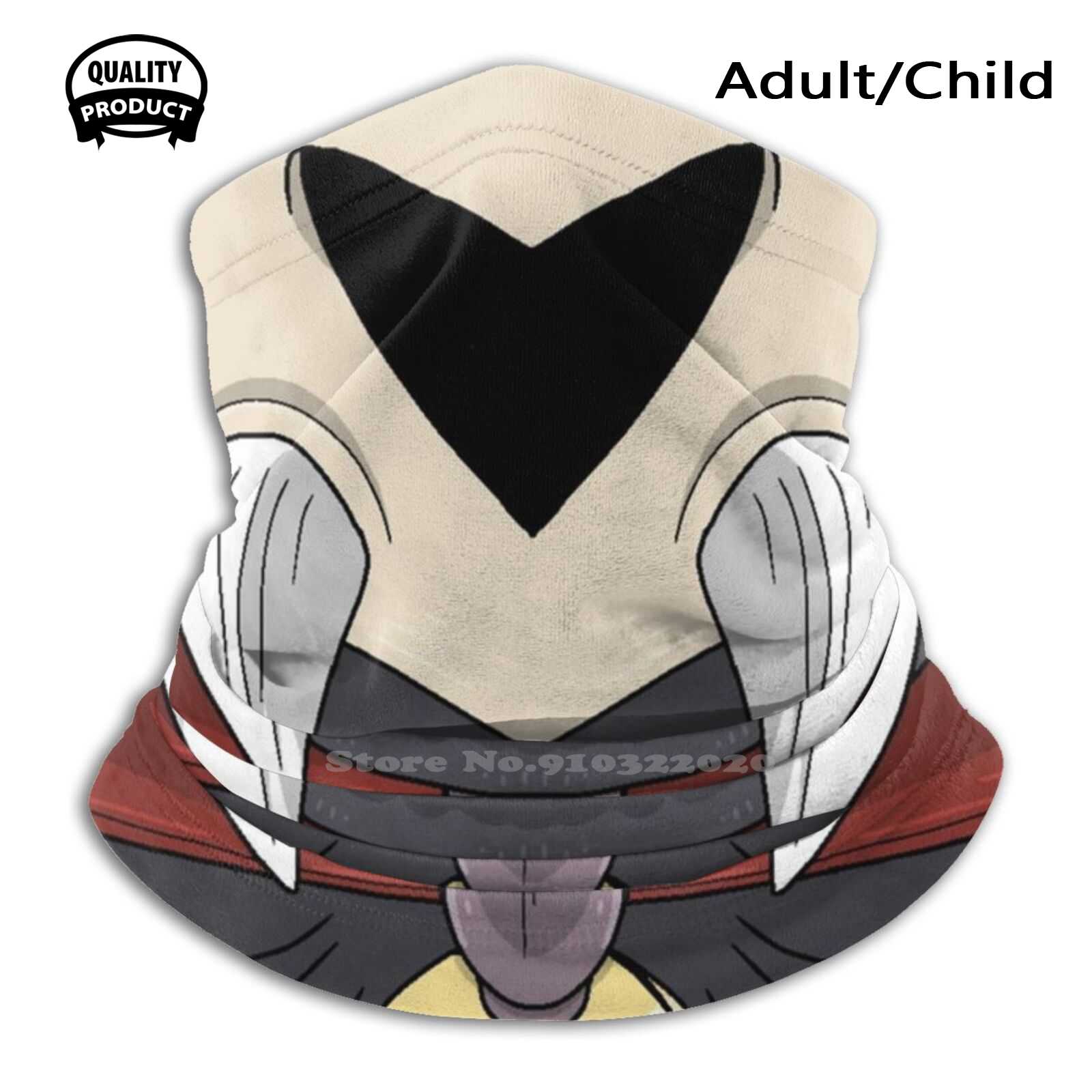 The Owl House - King Cycling Skiing Hiking Camping Sport Scarf Owl House The Owl House King Cartoons Cartoon Characters: Scarf Mask / Child Size