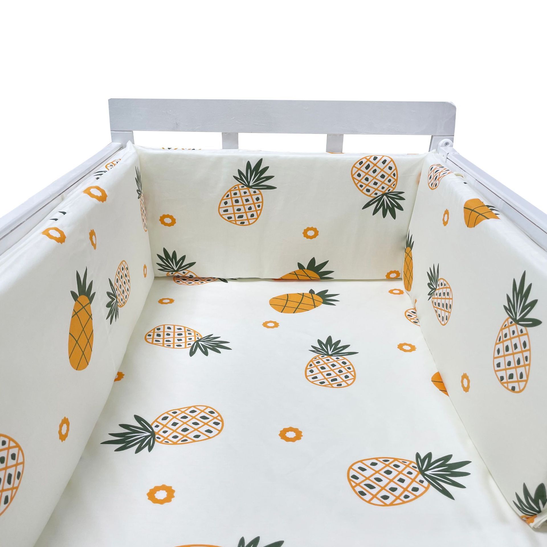 Baby Krippe Stoßfänger Baumwolle Verdicken einteiliges Krippe Um Kissen Bett Protector Kissen Neugeborene Zimmer Bettwäsche Decor zimmer dekoration