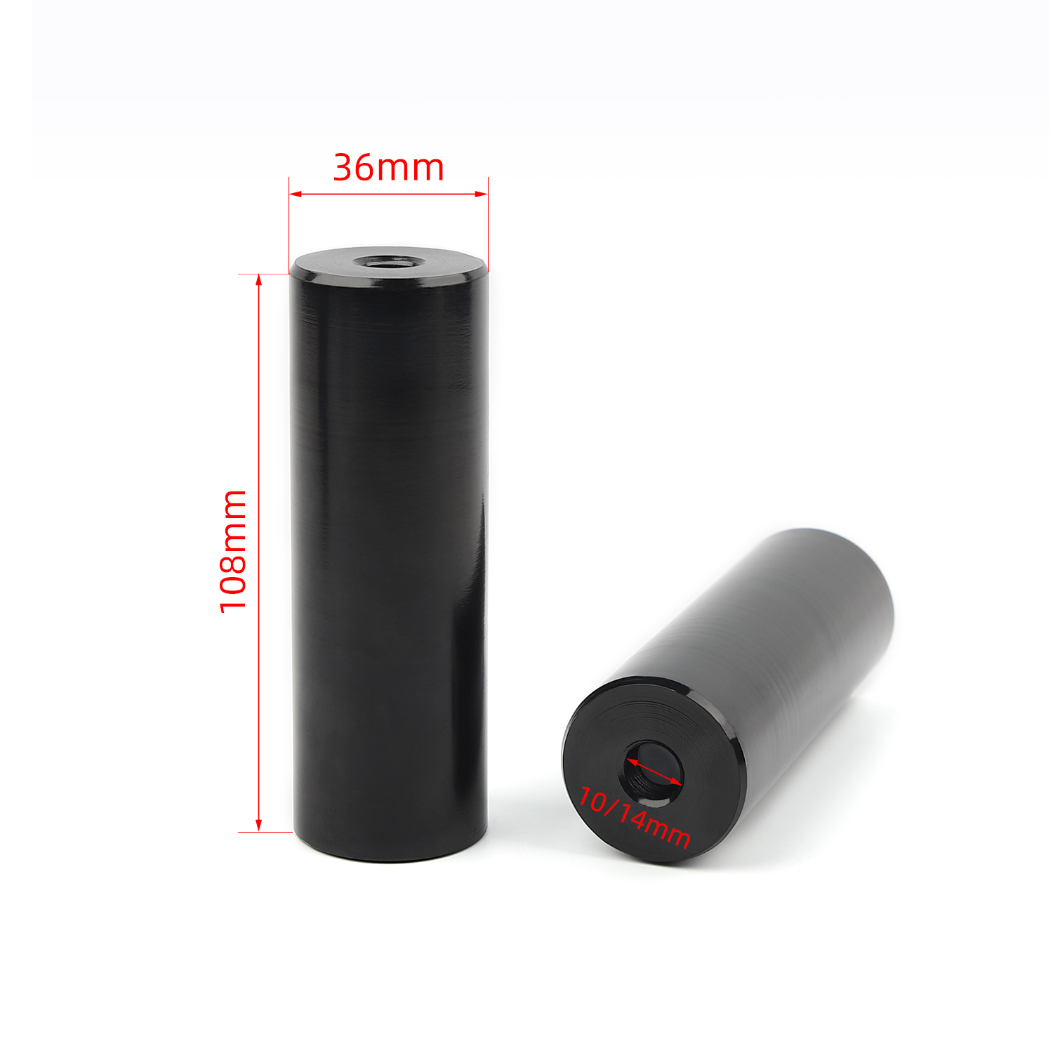 M-drevne bmx-pegs bmx-fodstativpegs 10mm forreste peg og 14mm bagerste peg bmx-dele