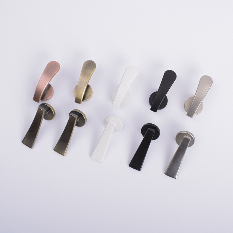 Room Accessories Curtain Curtain Hook Zinc Alloy Small Thickened Door Handle Hook Flat Angle Hook Silencing Curtain Wall Hook