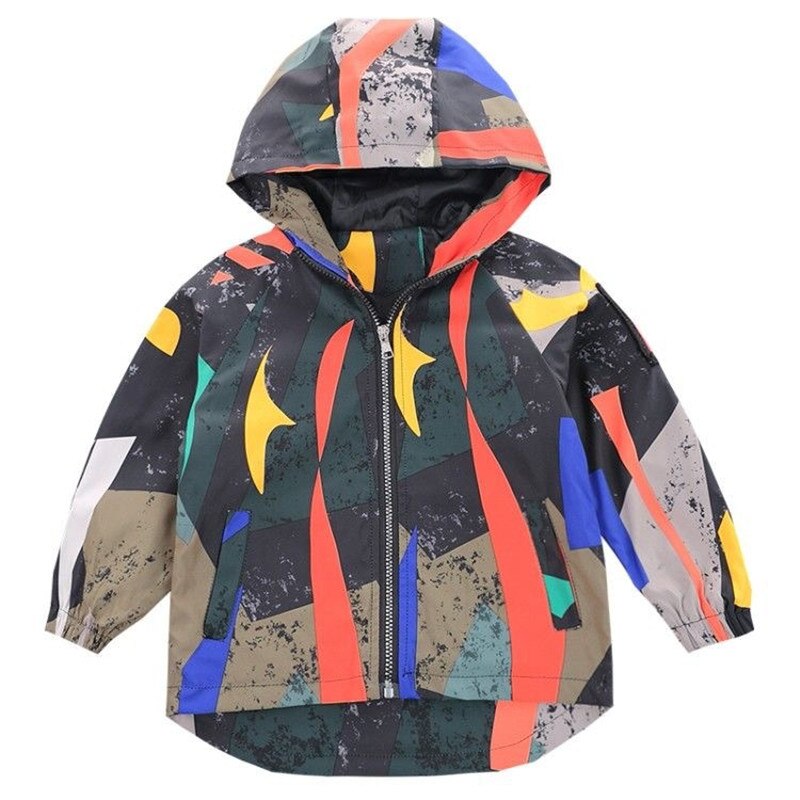 Kinderen Jassen Voor Jongens Jas Baby Trenchcoat Kinderen Jasje Baby Jongens Mode Kinderen Kleding Windbreaker Hooded Bovenkleding: 3T