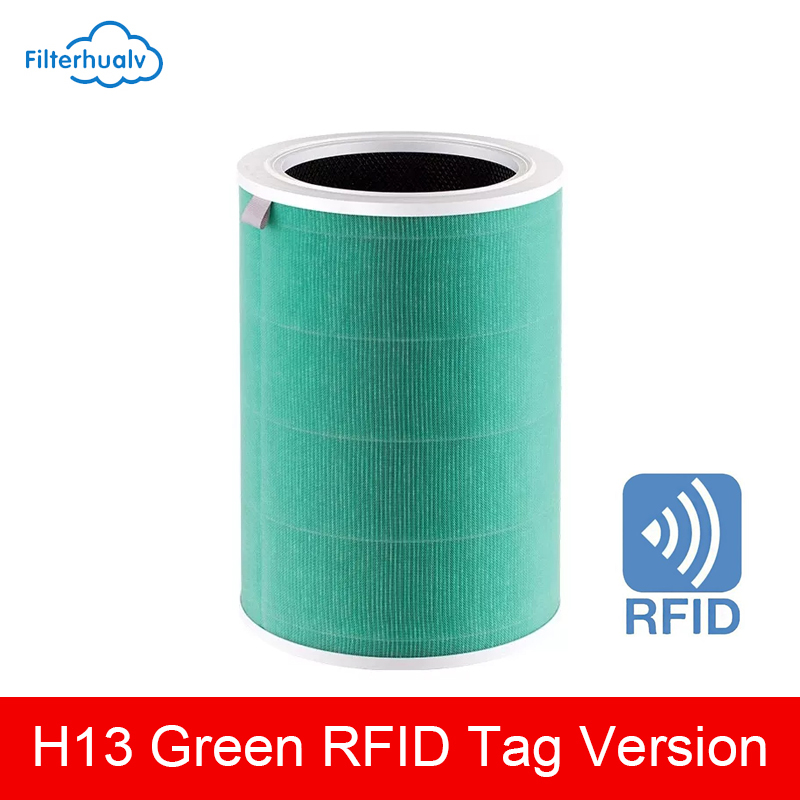 Filtro de aire para Xiaomi Mi 1/2/2S/2C/2H/3/3C/3H, purificador de aire, filtro de carbón activado Hepa PM2.5, antibacterias y formaldehído: Amarillo claro