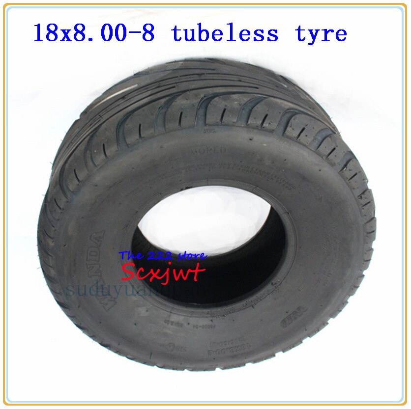205/60-8 Tires 18x8.00-8 tubeless Tyres For Harley Chinese Bike 8inch 4PR ATV Quad Go-kart Vacuum wheel Tires