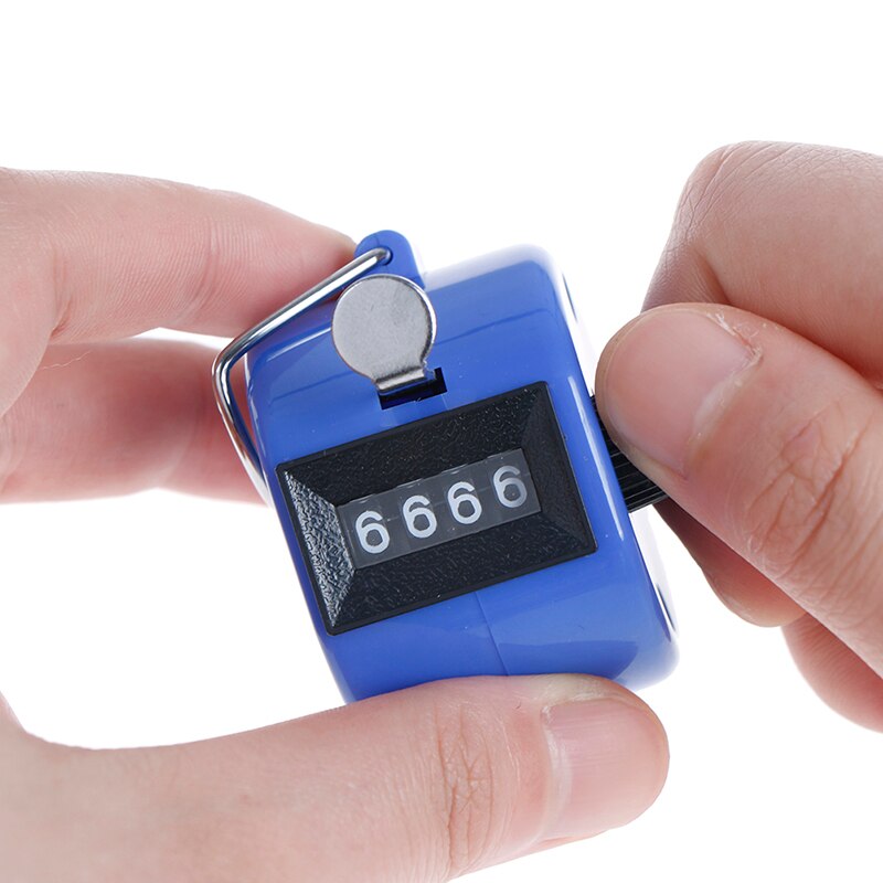 Digital Hand Tally Counter 4 Digit Number Hand Held Tally Counter Manual Counting Golf Clicker Training Counter Tally Clicker