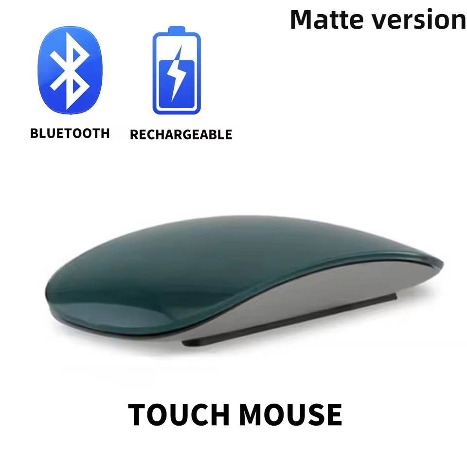 Xiaomi Drahtlose Bluetooth Magie Computer Maus Wiederaufladbare Touch Schlank Ergonomische Dual-Modus Stille PC Mäuse Für Apple Macbook Air: DARKNESS