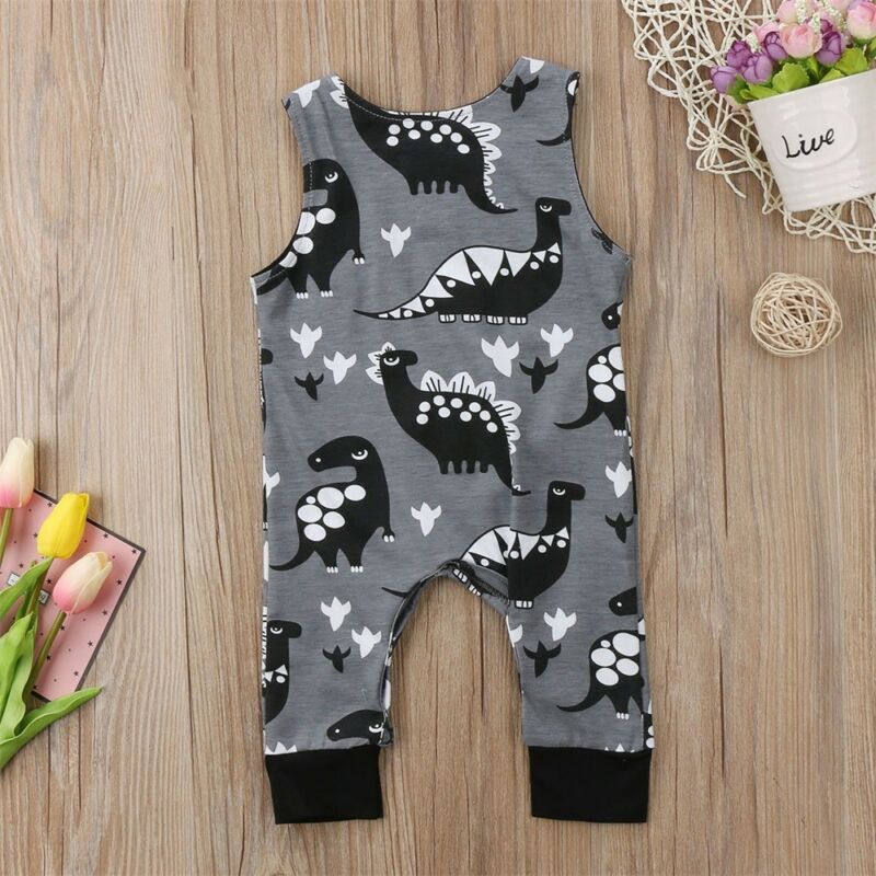 Dinosaurus baby peuter jongen kleding romper jumpsuit eendelige outfit