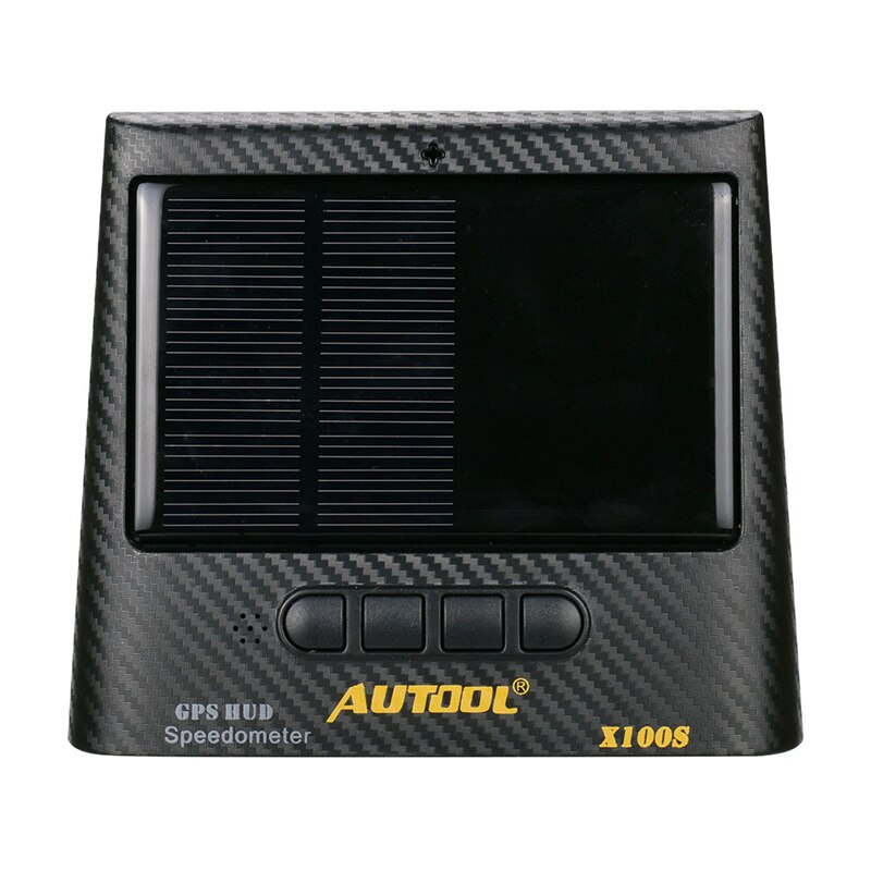 Autool  x100s gps bil sol digital måler gps hud km/t mph speedometer hastighedsmåler alarm højde gps kørecomputer display