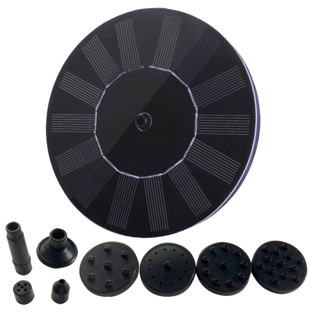 Zonne-energie Fontein Outdoor Pomp Vogel Bad Vijver Waterval Tuin Decoratie Zwembad Fontein Met Drijvende Vogelbad: D