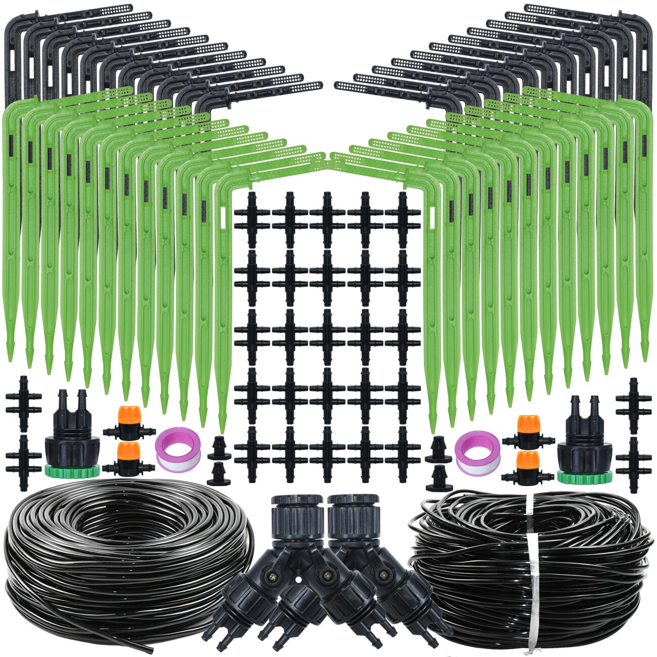 KESLA Garten Automatische Bewässerung Bewässerung Bausatz Ellenbogen Emitter Tropfen-System 4/7MM zu 3/5MM Schlauch für Bonsai Topf Blume Gewächshaus