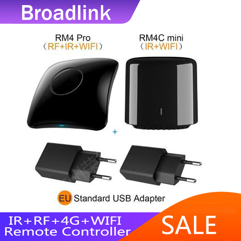 Broadlink  rm4 pro bestcon  rm4c mini universal ir rf fjärrkontroll kompatibel alexa google assistent för ac
