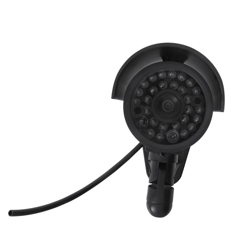 Finge di Contraffazione CCTV della Macchina Fotografica Della Camma Imitazione LED Rosso Impermeabile Indoor / Outdoor Home Security