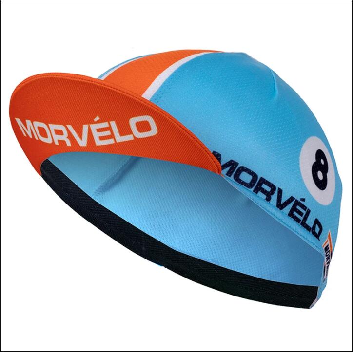 Neue Männer Frauen Morvelo Radfahren Kappe Gorra Ciclismo Bike Hut Fahrrad Headwear Bandana Ciclismo Radfahren Hut Schnell Trocknend: Silber