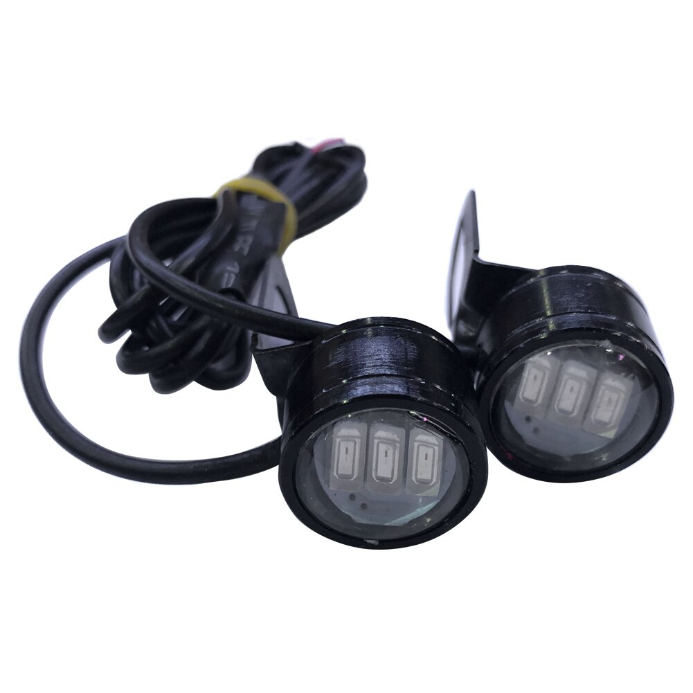 2pcs LED Motorcycle Handlebar Spotlight Headlight Aluminum Alloy Driving Light F-Best