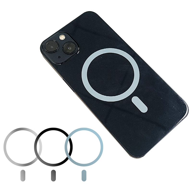 1Pc/3Pc Voor Magsafe Magnetische Plaatring Universele Metalen Sticker Ondersteuning Draadloze Oplader Metalen Plaat Voor Magneet Auto Houder