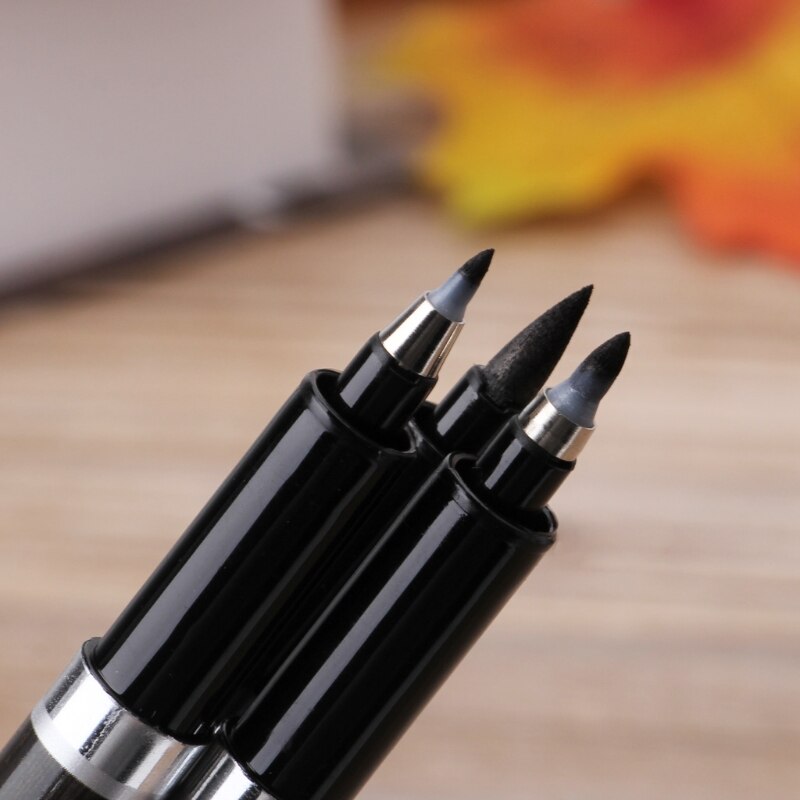 Lápiz de tinta para caligrafía japonesa y China, 1 unidad, herramienta de escritura y dibujo artesanal
