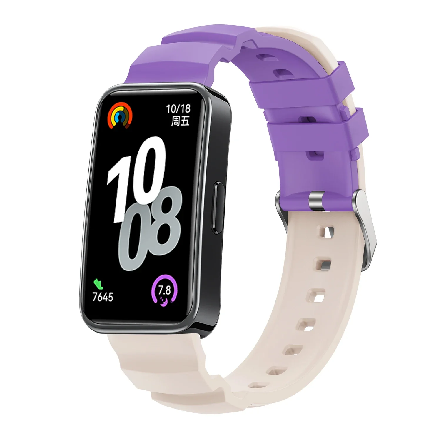 Bracelet pour Huawei Band 8 9 10 bracelet accessoires SmartWatch remplacement bracelet de montre bracelet en Silicone correa bracelet Huawei Band 8: Noir Antique