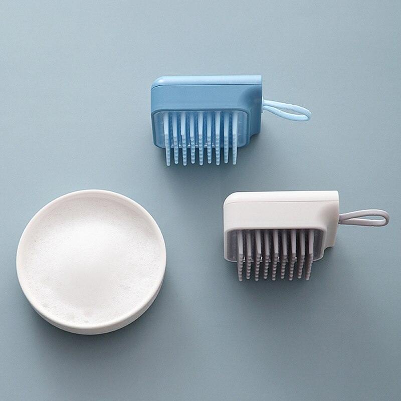 1Pcs Cleaning Hoofdhuid Hoofdmassage Borstel Rustgevende Strakke Spier Massage Hoofdhuid Massage Kam Schoonheid Afslanken Bad Borstel TSLM1