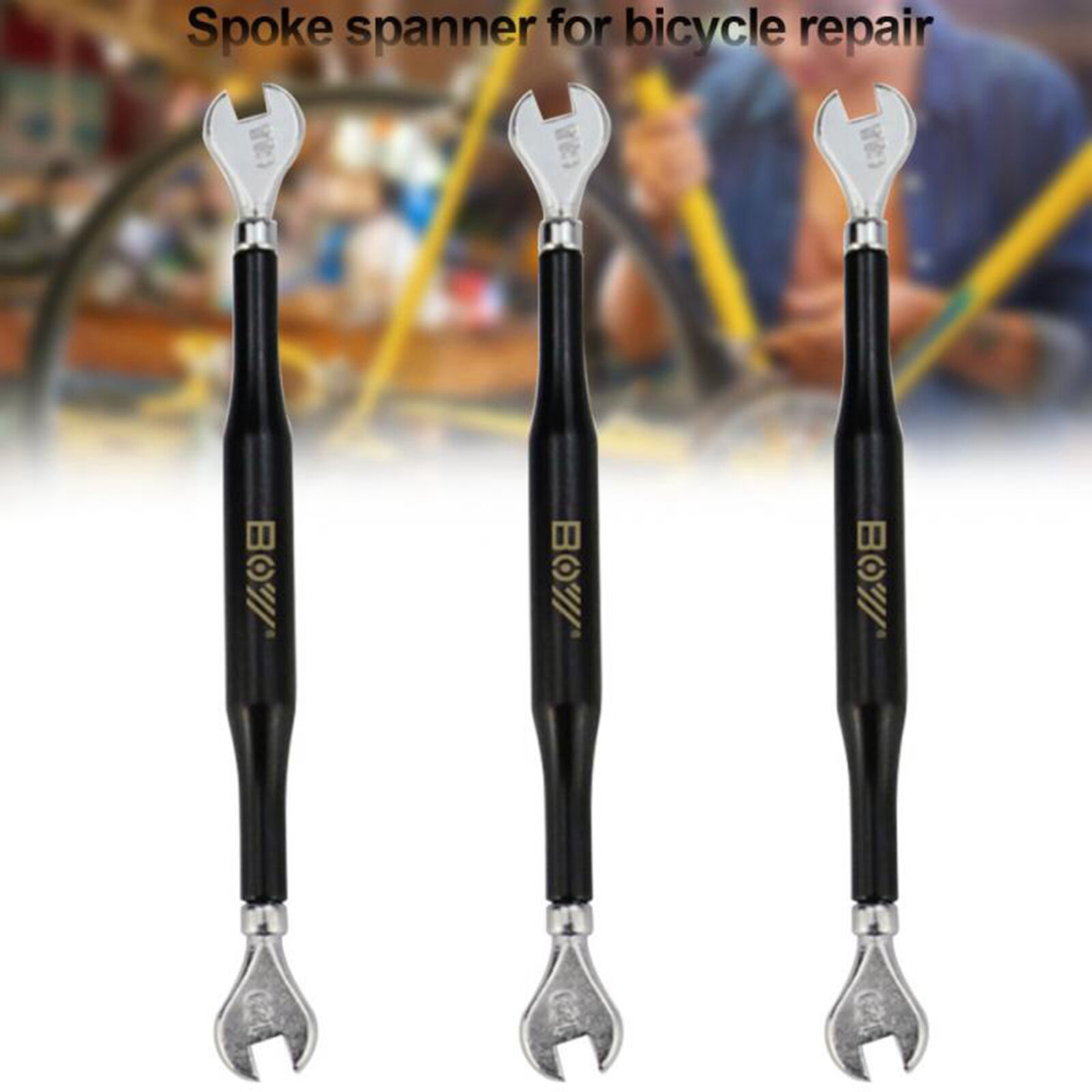 Carbon Staal Spaaksleutel Reparatie Tool 11G 12G/14G 15G Fiets Reparatie Rustless Spaken Moersleutel