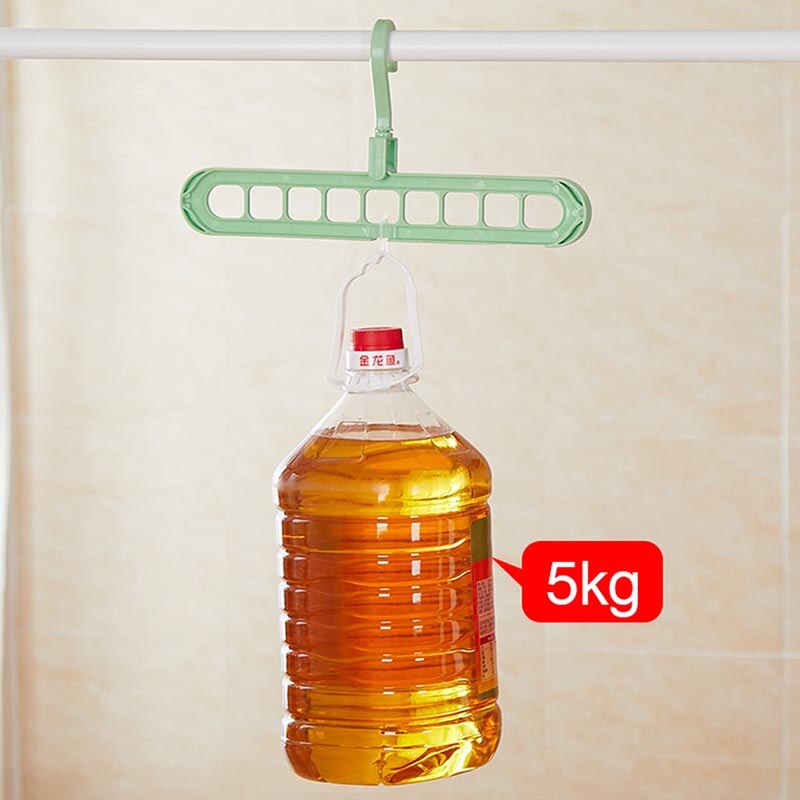 1pcs 360 ° Rotation Hangers Multi-function Clothes Hanger Non-slip Clothing Rack Save Space Large Capacity