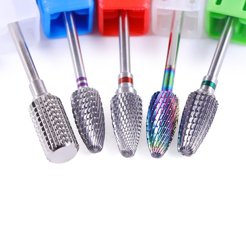 1pc nail art borrkronor vakuum tungsten stål sliphuvud embout ponceuse ongle polering borr  mz255