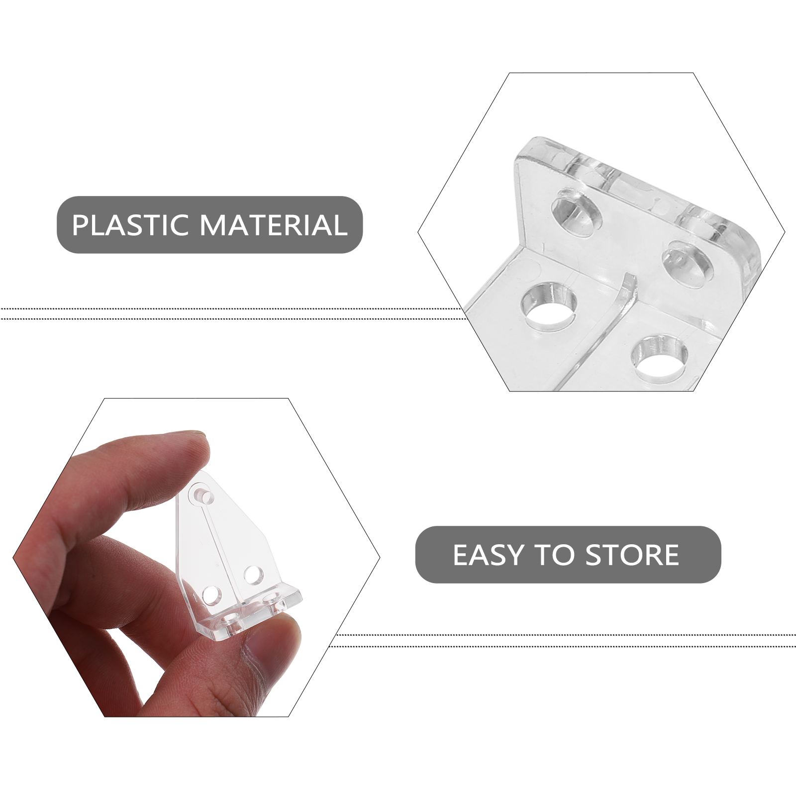 8PCS Venetian Blind Connector Hook Compact Shutter Hook Practical Shutter Hook