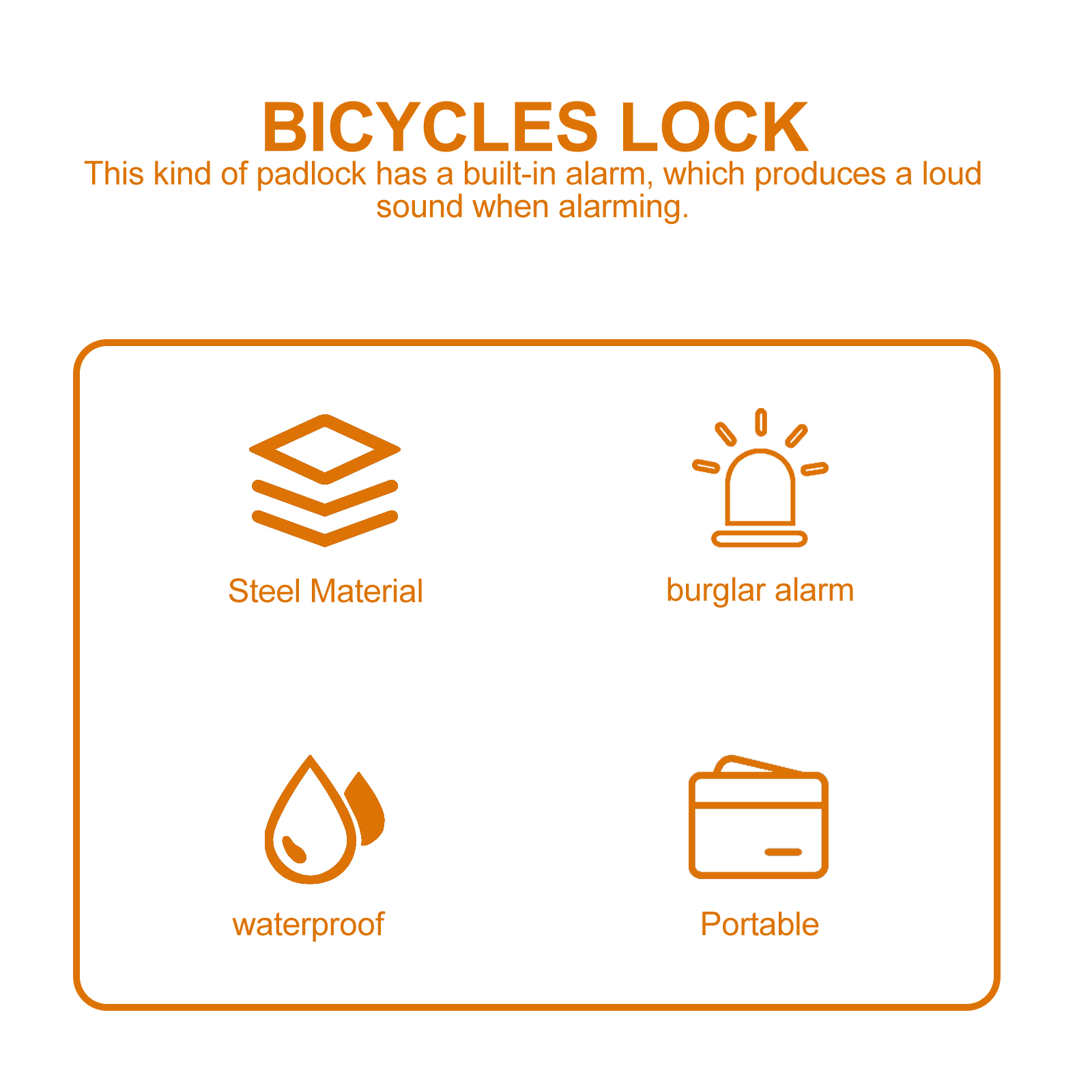 1 Satz Motorrad Sicherheits schloss Alarm Scheiben schloss Diebstahls icherung Fahrrad Rolle Schloss mit Erinnerungs kabel