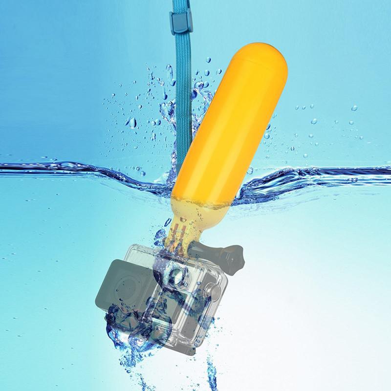 Schroef Stok Drijfvermogen Staaf Pole Selfie Stok Float Hand Grip Monopod Water Sport Statief Voor Go Pro