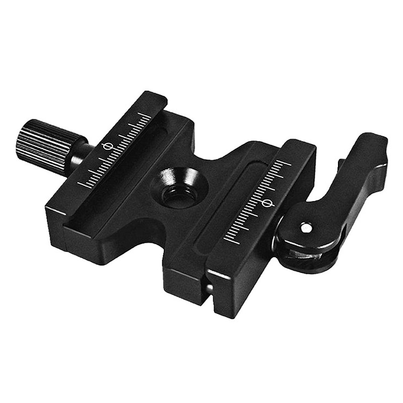 CNC en aluminium 3/8 pouces vis caméra pince de dégagement rapide levier réglable et bouton pour Arca Swiss RRS Wimberley trépied tête: Default Title