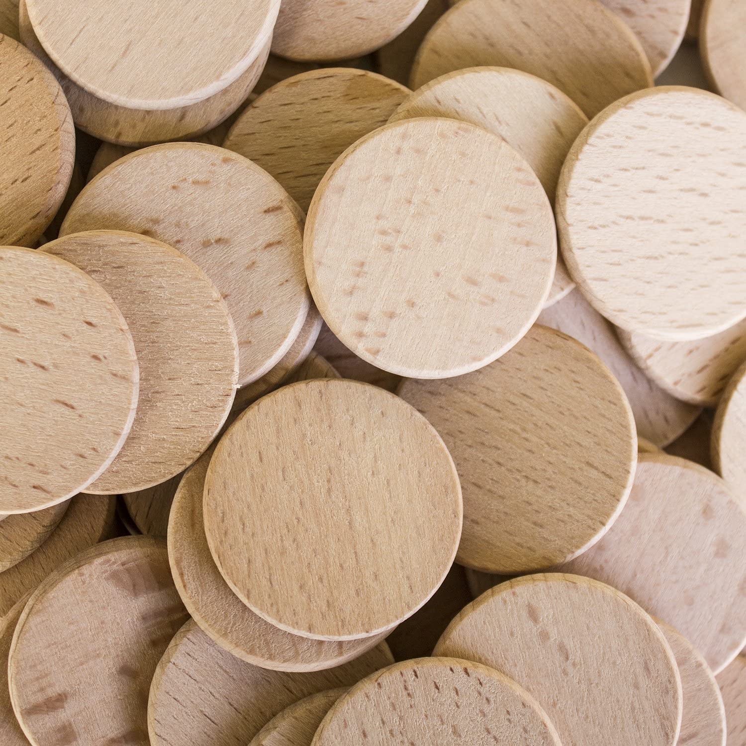 10pcs Round Discs Natural Round Wood Slices Circles with Tree Bark Log Discs for DIY Crafts Wedding Party Decoration