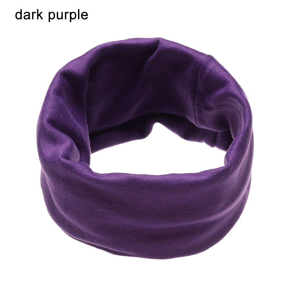 Herfst Winter Loop Sjaal voor Kinderen Jongens Meisjes Zachte Katoenen Sjaal Baby O Ring Kraag Sjaals Winddicht Warme Halsdoek: dark purple