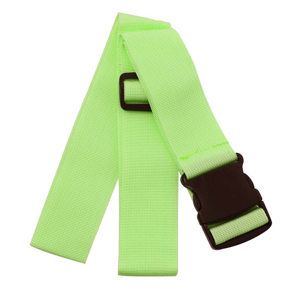 Reizen Bagage Bandjes Verstelbare Koffer Bundeling Tie Bagage Nylon Riem Met Gesp Zak Accessoires Anti-Diefstal 97Cm: Light green