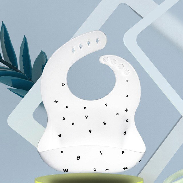 Baberos impermeables para bebé, alimentación de silicona, toalla de Saliva, delantales de dibujos animados para niño y niña, babero ajustable: style4