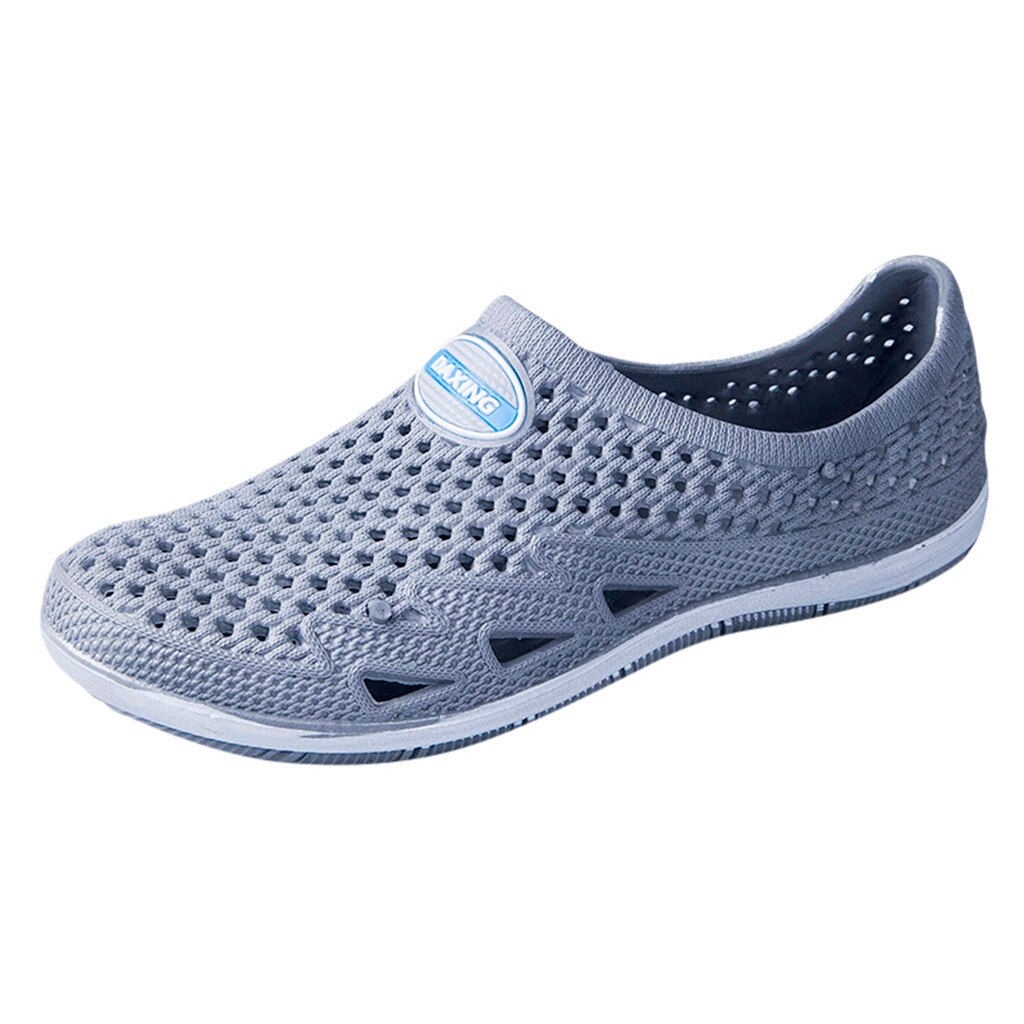 SAGACE Hole Shoes Men Casual Rubber Clogs For Men Sandals Summer Slides Swimming Beach Non-slip Breathable Hole Shoes