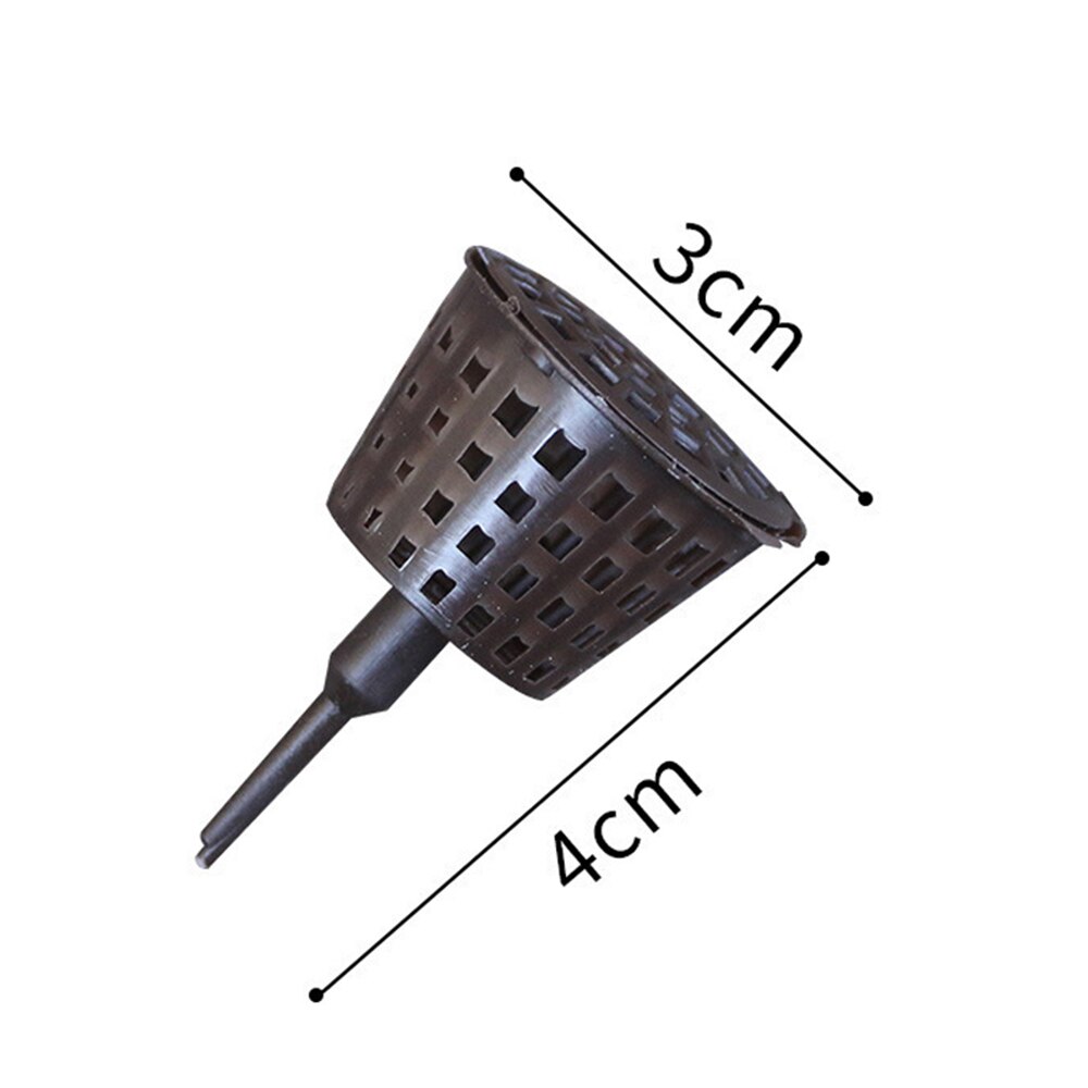 Cesta de tapa de fertilizante, herramienta para plantar bonsái, suministros de jardinería para Osmocote, orquídea, planta de flores, café de plástico, 10 Uds.: XIKF