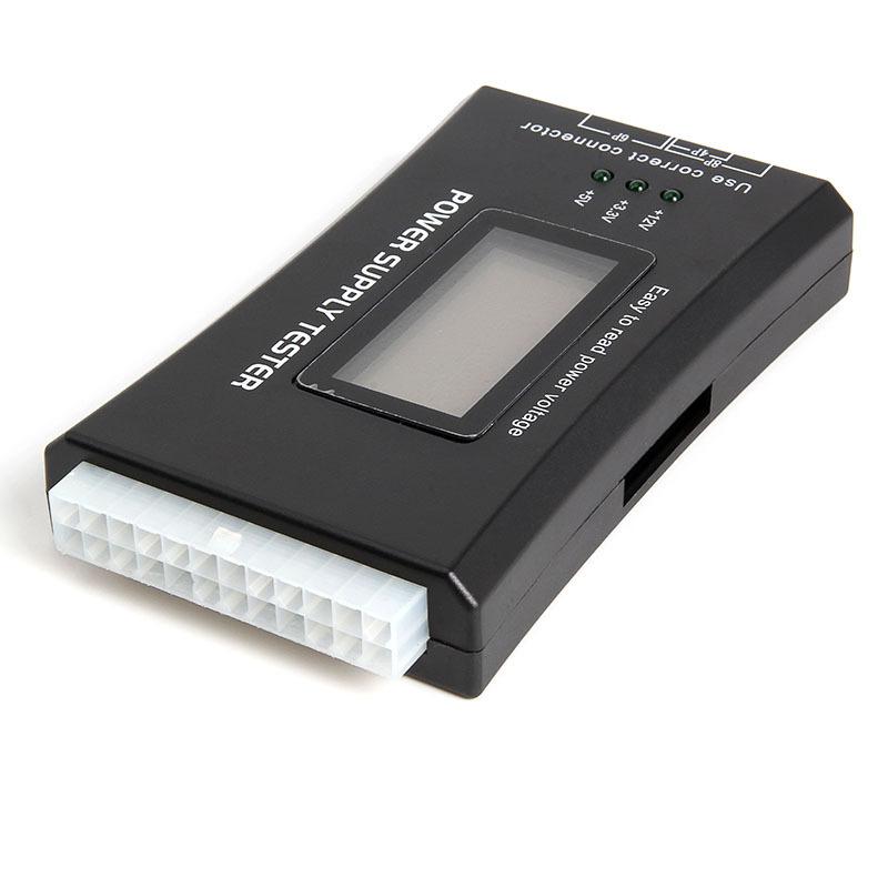 Digital LCD Display PC Computer 20/24 Pin Power Supply Tester Checker Power Measuring Diagnostic Tester Tools