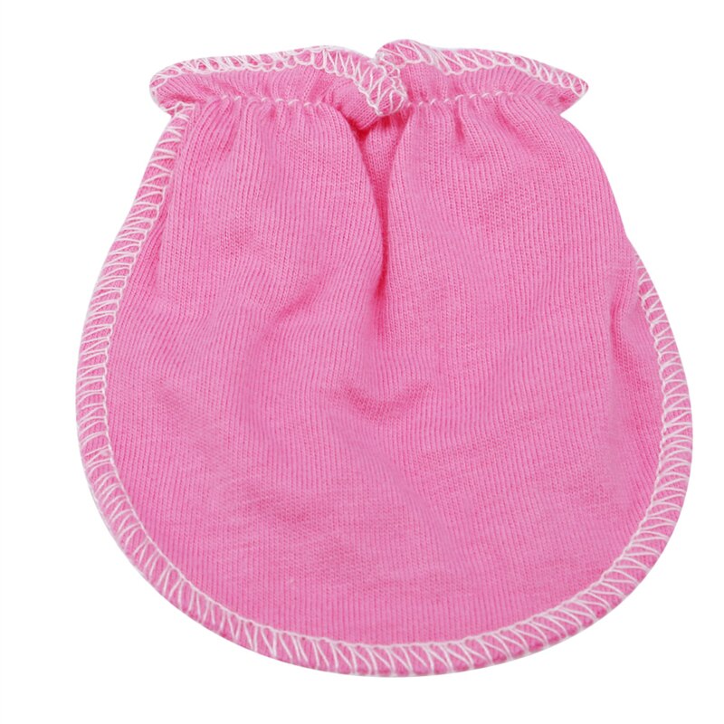 Babyvanter handsker super bløde handsker nyfødt dreng pige sikkerhedsridse vanter størrelse 0-6 måneder baby tilbehør 3 stk/sæt: Lyserød