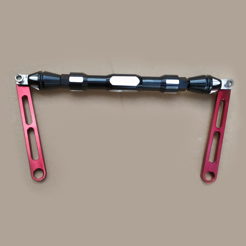 Poste de equilibrio de manillar modificado para motocicleta, varilla de refuerzo ajustable de aleación CNC, accesorios para Moto