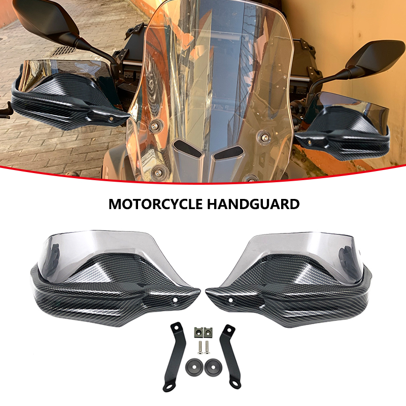 For HONDA NC750X DCT NC750S NC700X NC 750 X -2023 Motorcycle Carbon Handguards Shield Guards Windshield Hand Wind Protection
