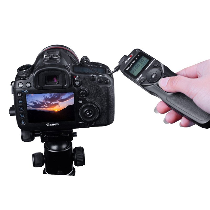 VILTROX Timer Fernbedienung Auslöser Zeitraffer Intervalltimer mit MC-S1 Kabel verwendet für SONY A99 A77 A580 A57 A590