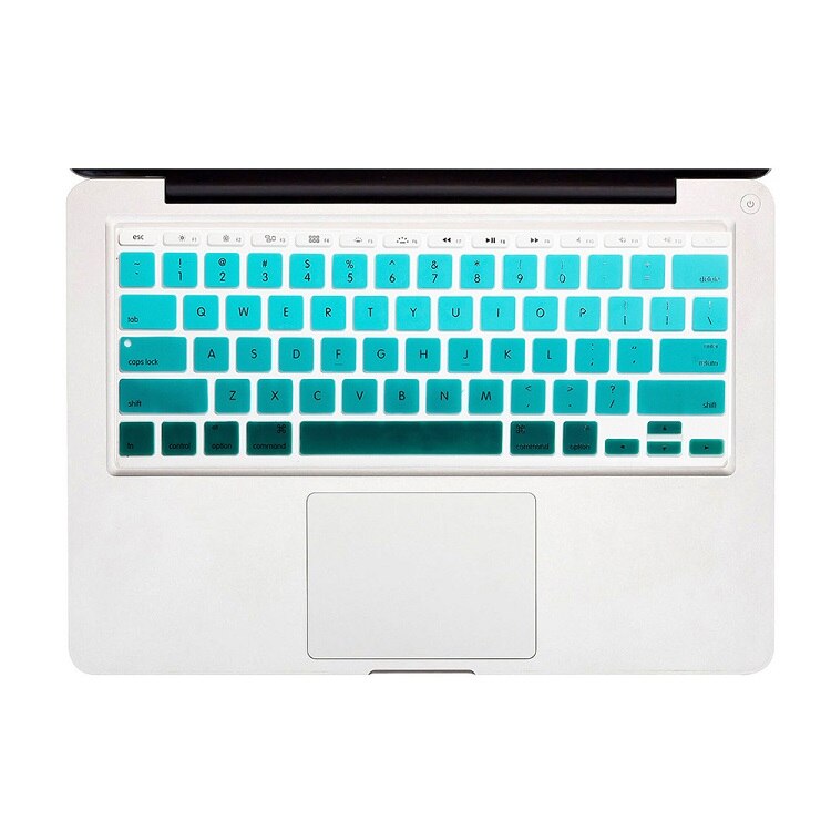 English (US) Keyboard Cover Silicone Protector Compatible for MacBook Air 11 inch model A1370 A1465, Gradient Color