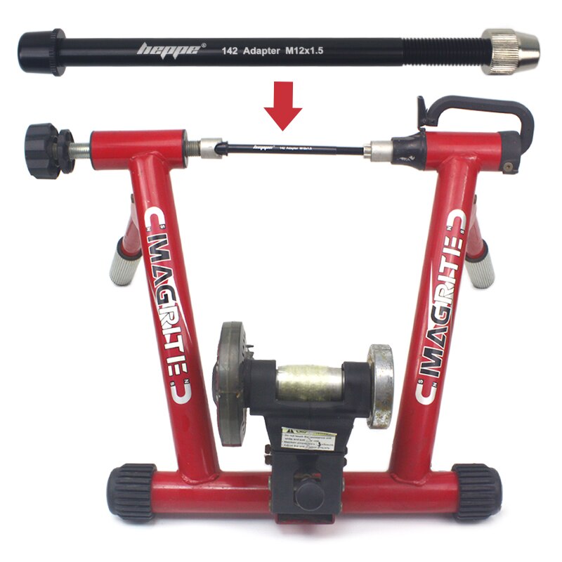 Heppe bike trainer thru axle mtb bike trainer akseli vartaat trainer adapteri 12 x 142 12 x 148 trainer pikakiinnitys  m12 xp 1.0/1.5/1.75