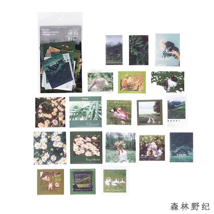 40pcs/set INS Travel Sticker Journal Decorative Sticker Label Diary Stationary Deco Photograph Album Sticker Flake Scrapbooking: 5