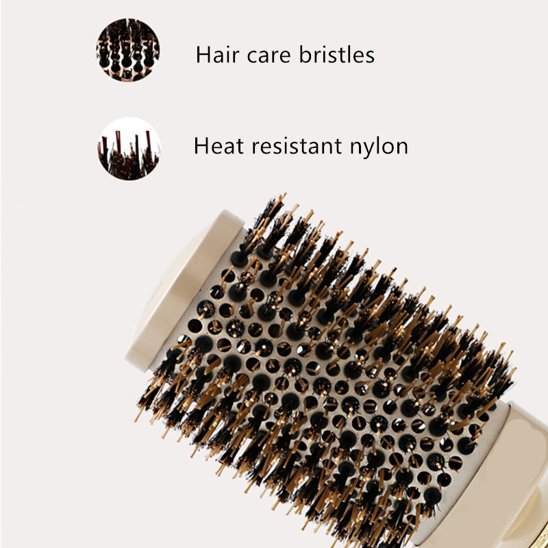 4 Maten Professionele Salon Styling Tools Ronde Haar Kam Kappers Curling Borstels Kam Keramische Ijzer Vat Kam 20 #826