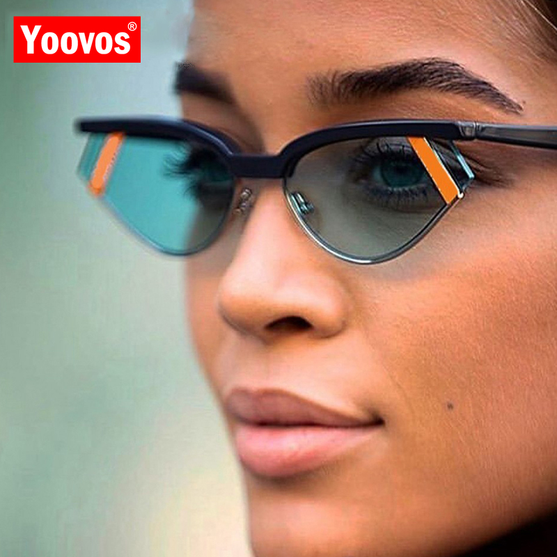 Yoovos Sexy lunettes de soleil yeux de chat femmes petit cadre à la en plastique Vintage lunettes de soleil pour femme UV400