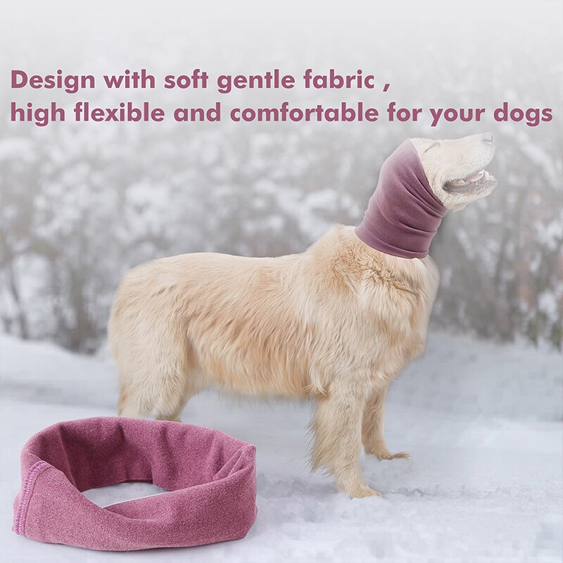 Cache-oreilles de toilettage pour chien, couvre-oreilles doux et , anti-bruit, couvre-oreilles en tissu, chapeau coupe-vent, accessoires pour animaux de compagnie, directe