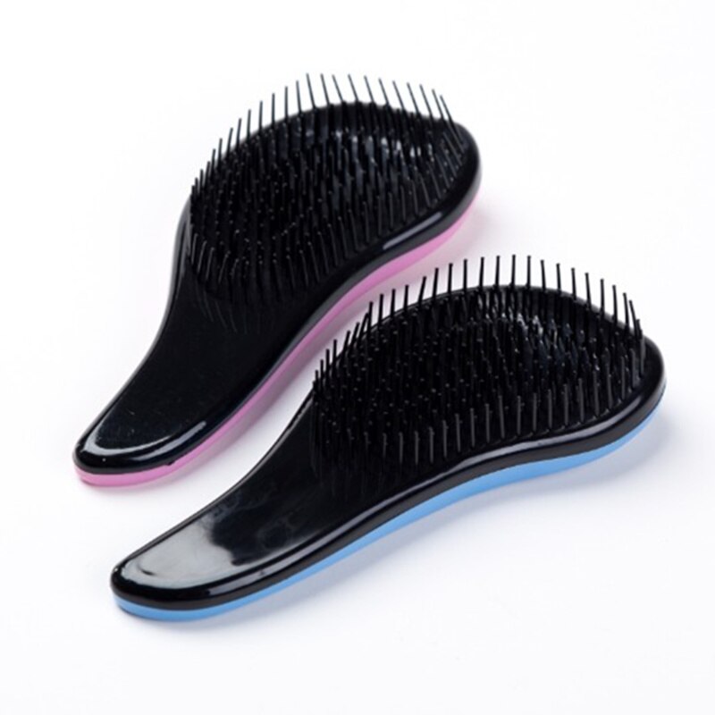 Peines de plástico para el pelo para mujer, cepillo de pelo para ducha prendedores blandos, herramientas de estilismo, 1 unidad