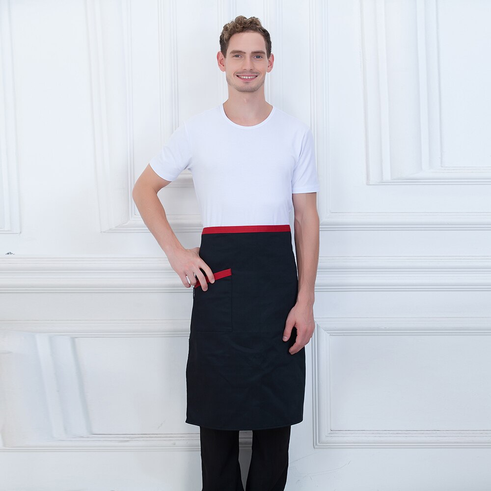 Unisex Adjustable Half Apron Food Service Kitchen Chef Restaruant Food Service Waiter Cleaning Cafe Work Wear Uniform