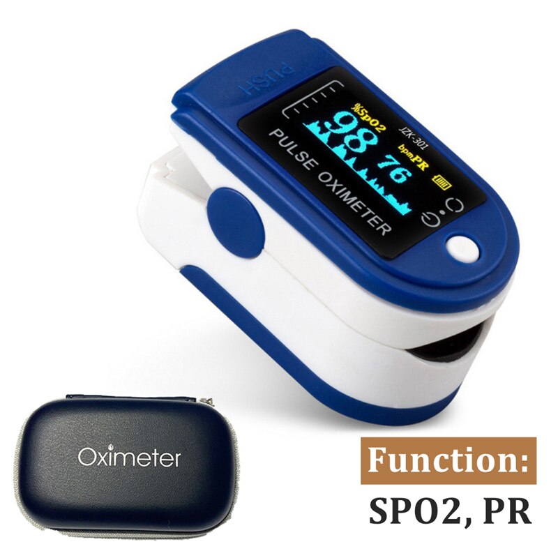 Fingertip Pulse Oximeter SPO2 PR PI RR Monitor Pul... Grandado