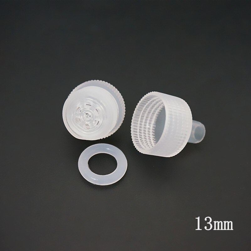 20 stk / parti genanvendelig 13mm plastik sprøjte filterholder til membran