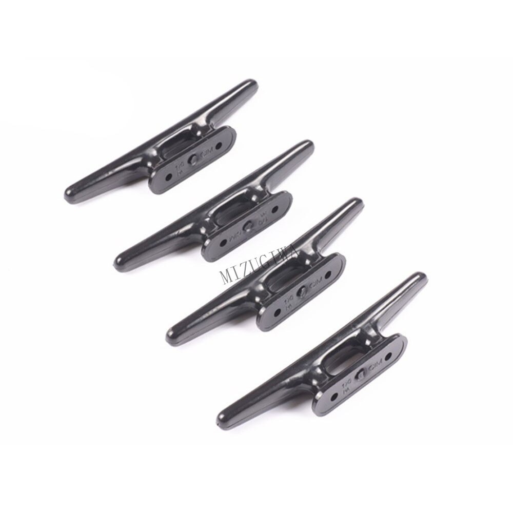 Nylon Cleat 4" , 6-1/2" Marine Dock Hollow Anchor Flat Top 2 Hole Open Base Boat Cleat Mount Kayak Canoe Deck Boat Rope Taquet